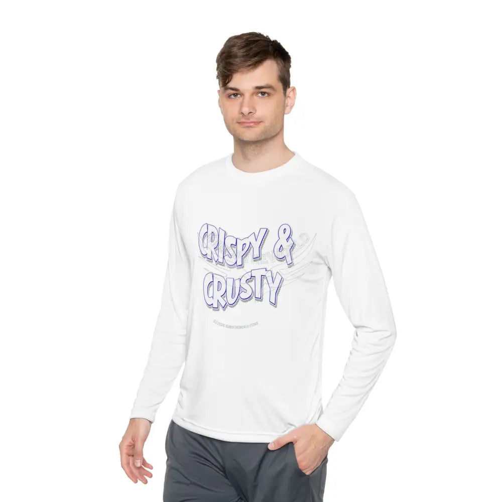 ’Crispy & Crusty’ Comical Men’s Long Sleeve Tee Long-sleeve
