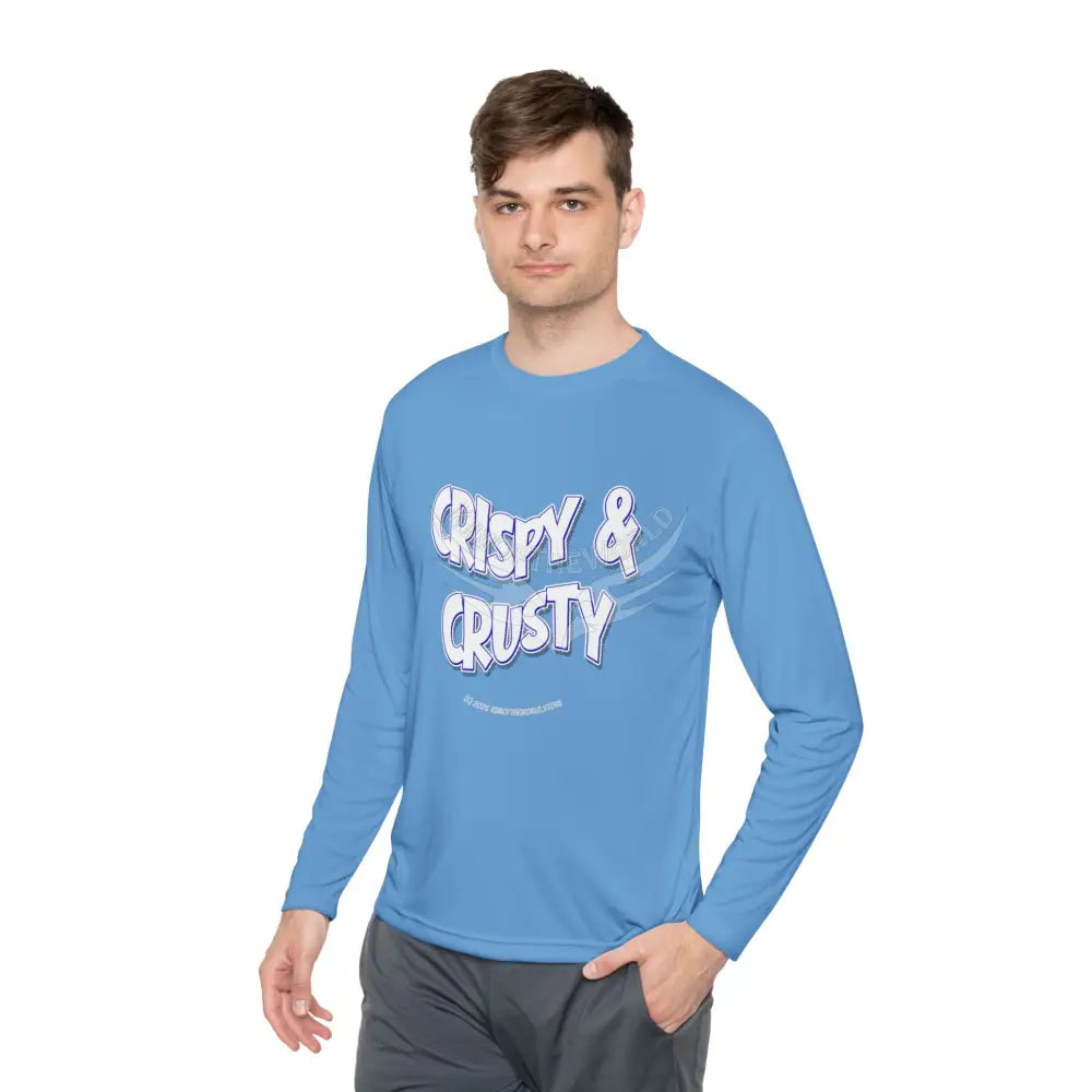 ’Crispy & Crusty’ Comical Men’s Long Sleeve Tee Long-sleeve