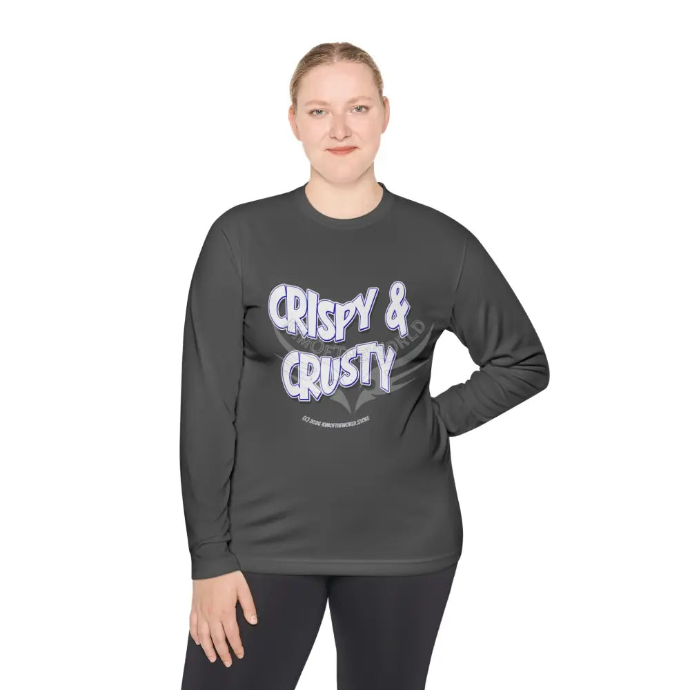 ’Crispy & Crusty’ Comical Men’s Long Sleeve Tee Long-sleeve