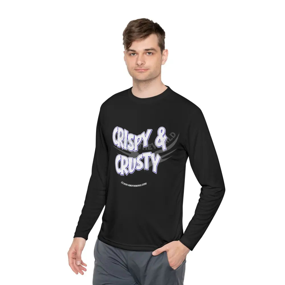 ’Crispy & Crusty’ Comical Men’s Long Sleeve Tee Long-sleeve