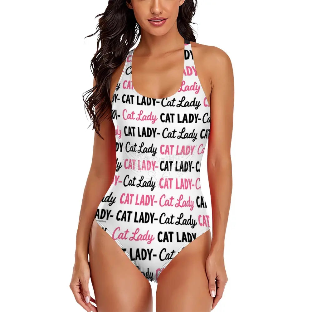 Cross-Back One Piece Swimsuit Women S Women’s Swimwear