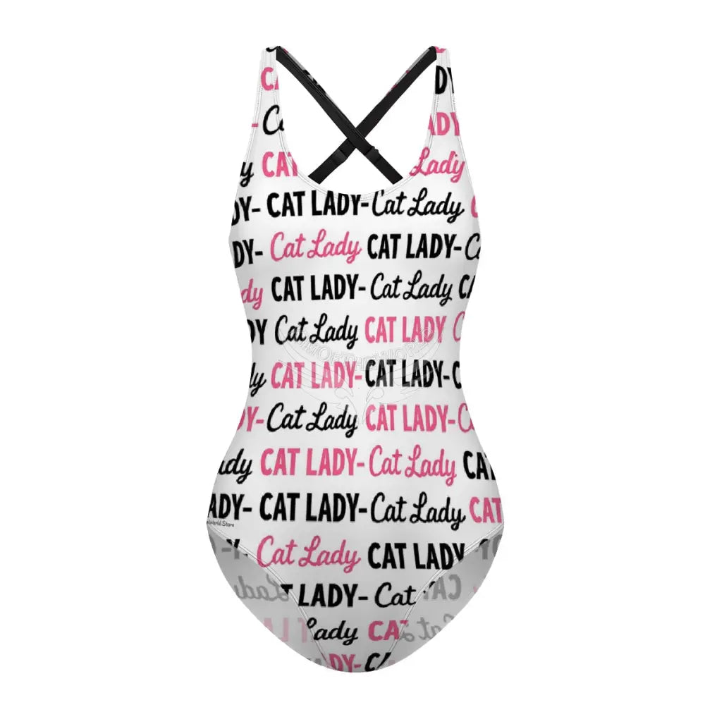 Cross-Back One Piece Swimsuit Women Women’s Swimwear