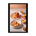 Culinary Fashion Peach Art Rolled Poster — Deep Color-Coordinated Magazine Art 20″ x 30″ (Vertical) / Semi Glossy Poster