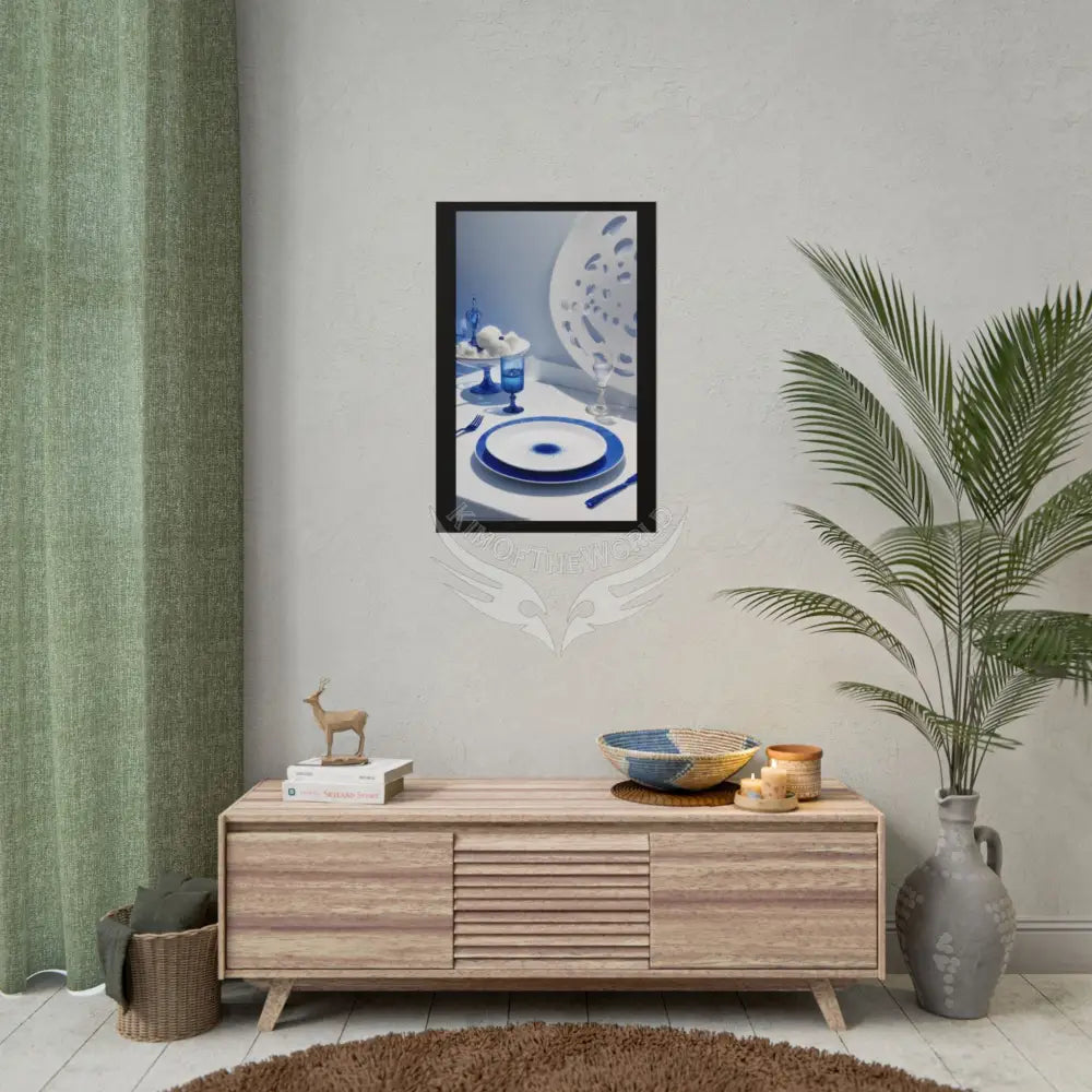 Cullinary Fashion Advertising Art Rolled Poster — Deep Color-Coordinated Magazine Art Poster