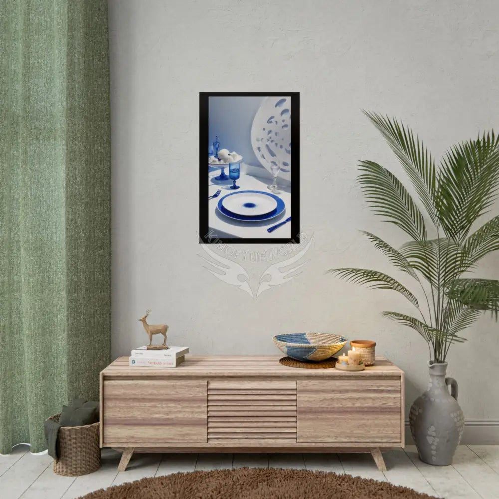 Cullinary Fashion Advertising Art Rolled Poster — Deep Color-Coordinated Magazine Art Poster