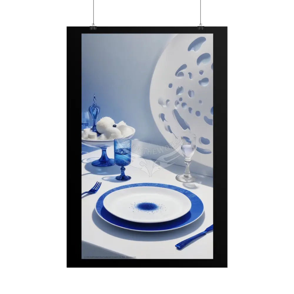 Cullinary Fashion Advertising Art Rolled Poster — Deep Color-Coordinated Magazine Art Poster