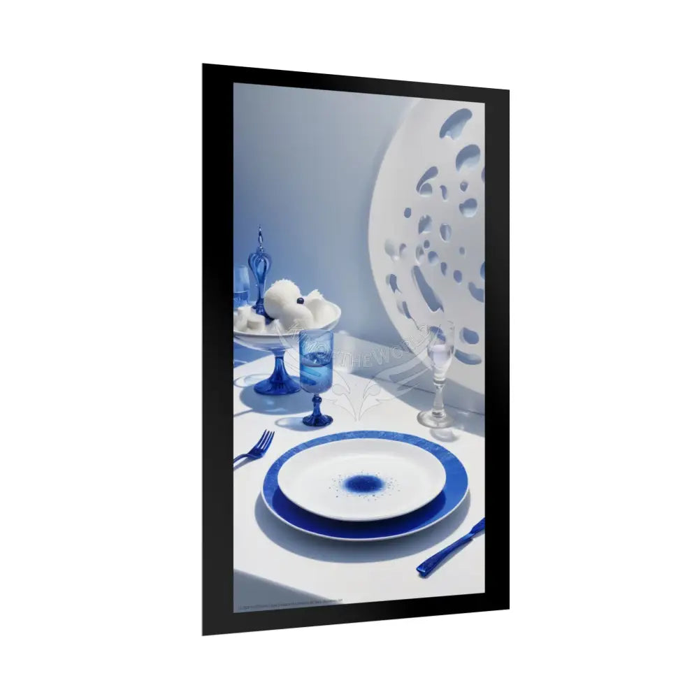 Cullinary Fashion Advertising Art Rolled Poster — Deep Color-Coordinated Magazine Art Poster