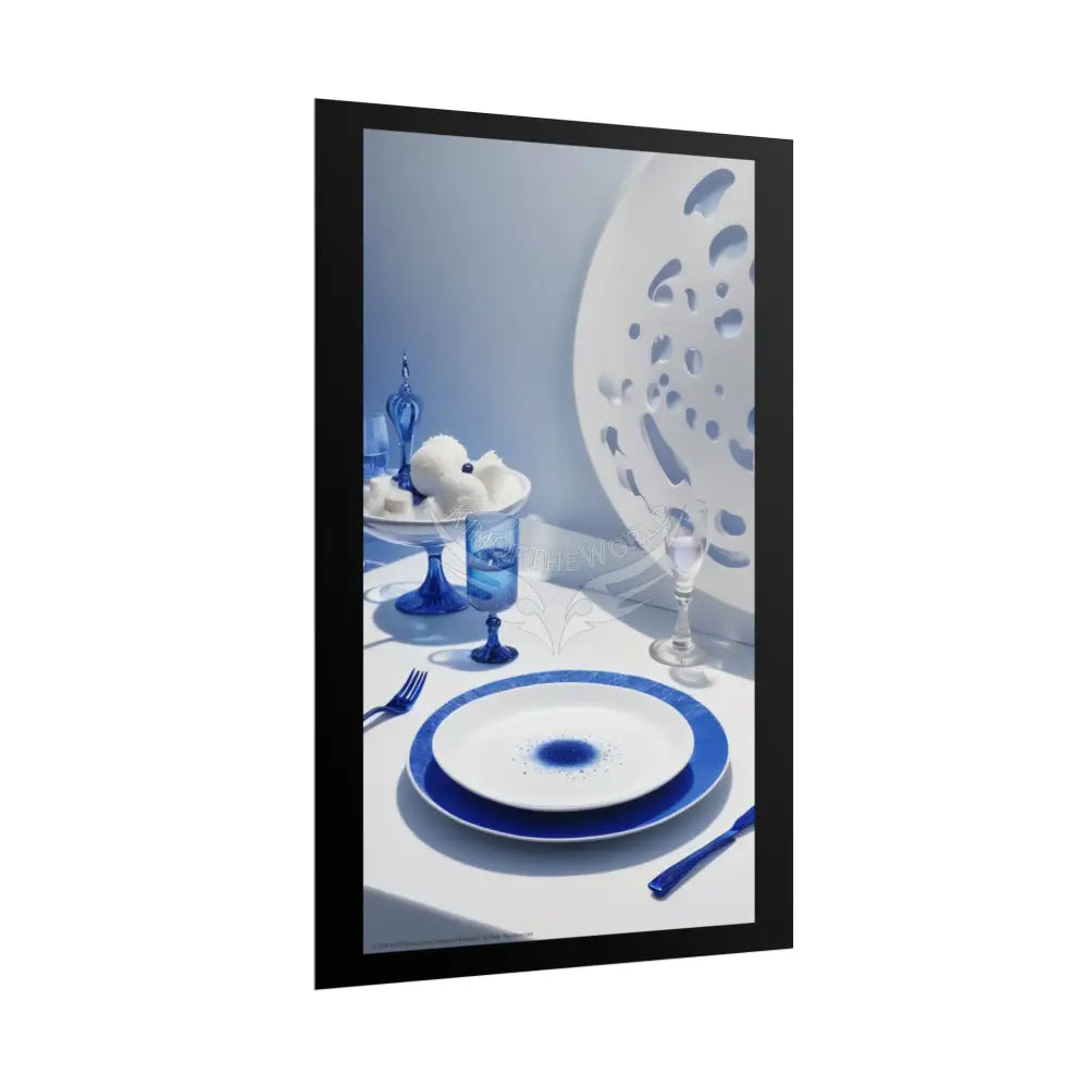 Cullinary Fashion Advertising Art Rolled Poster — Deep Color-Coordinated Magazine Art Poster