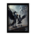 Cute Partying Playful Crows & Ravens Birds Poster 18″ x 24″ (Vertical) / Semi Glossy Poster