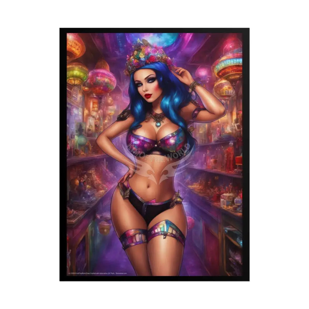 Cute Tall Girl Rolled Posters — Sexy Seductive Wall Art 18″ x 24″ (Vertical) / Matte Poster