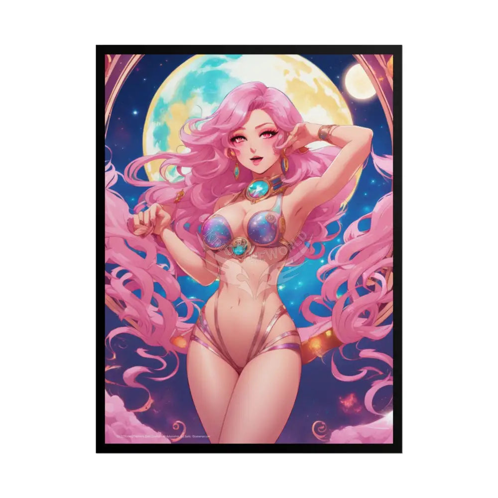 Cute Tall Girl Rolled Posters — Sexy Seductive Wall Art - Anime Girl Girlfriend 18″ x 24″ (Vertical) / Matte Poster