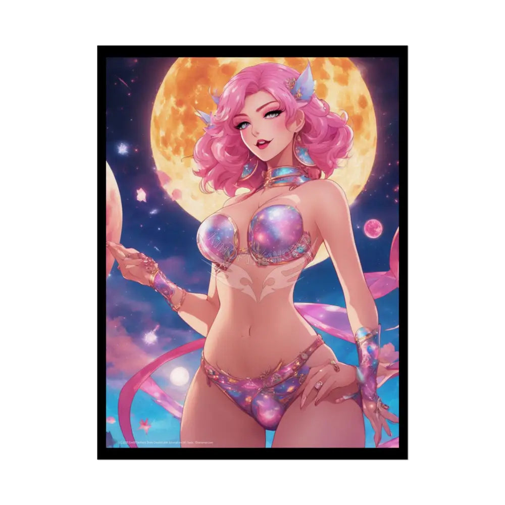 Cute Tall Girl Rolled Posters — Sexy Seductive Wall Art - Anime Girl Girlfriend 18″ x 24″ (Vertical) / Semi Glossy