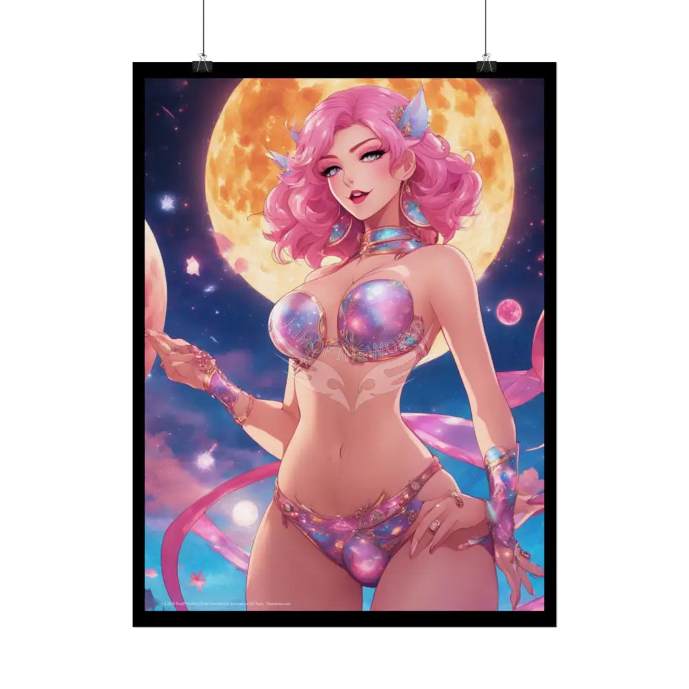 Cute Tall Girl Rolled Posters — Sexy Seductive Wall Art - Anime Girl Girlfriend Poster