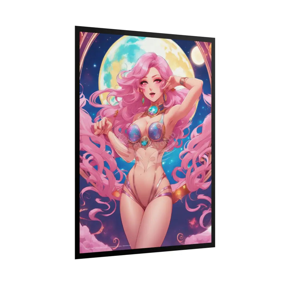 Cute Tall Girl Rolled Posters — Sexy Seductive Wall Art - Anime Girl Girlfriend Poster