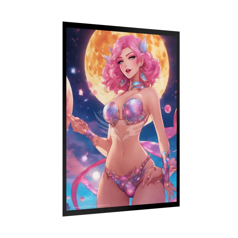 Cute Tall Girl Rolled Posters — Sexy Seductive Wall Art - Anime Girl Girlfriend Poster