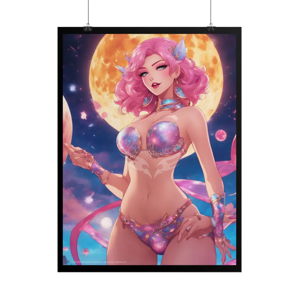 Cute Tall Girl Rolled Posters — Sexy Seductive Wall Art - Anime Girl Girlfriend Poster