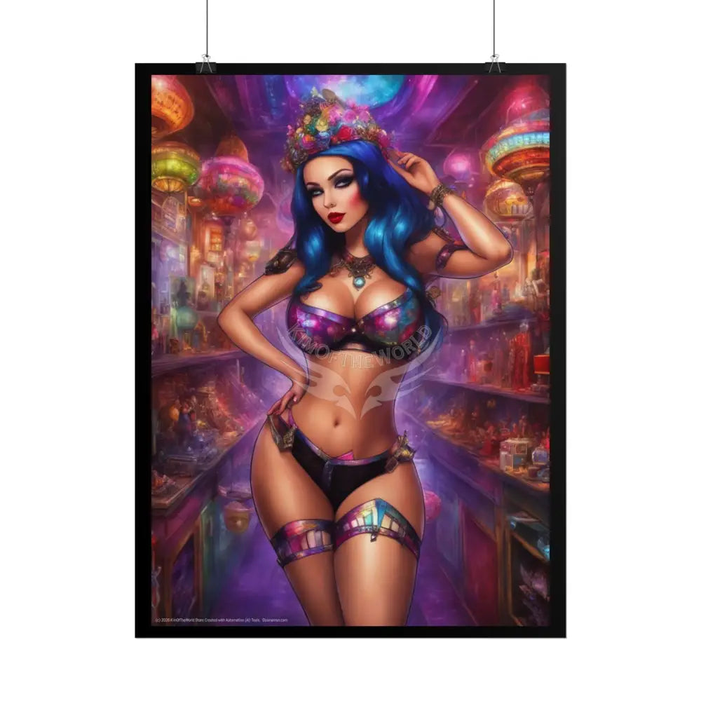 Cute Tall Girl Rolled Posters — Sexy Seductive Wall Art Poster