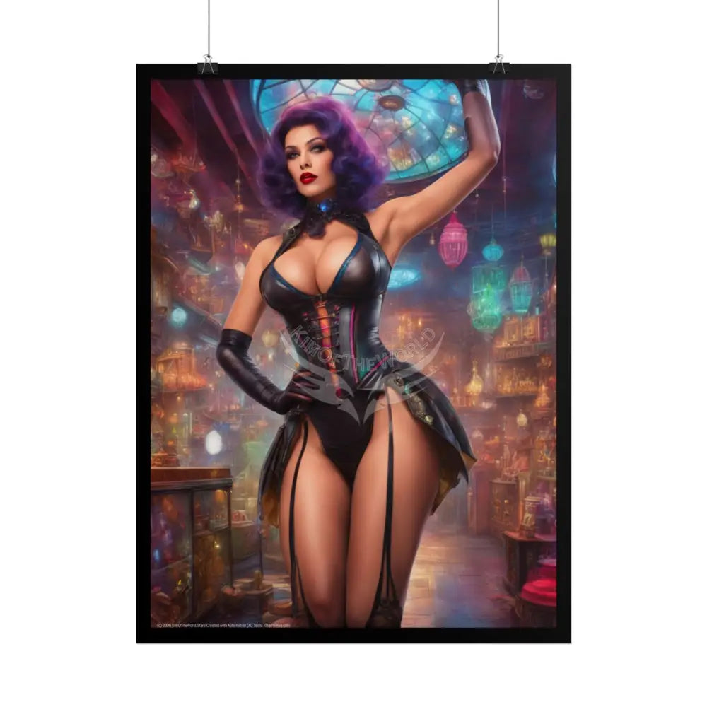 Cute Tall Girl Rolled Posters — Sexy Seductive Wall Art Poster