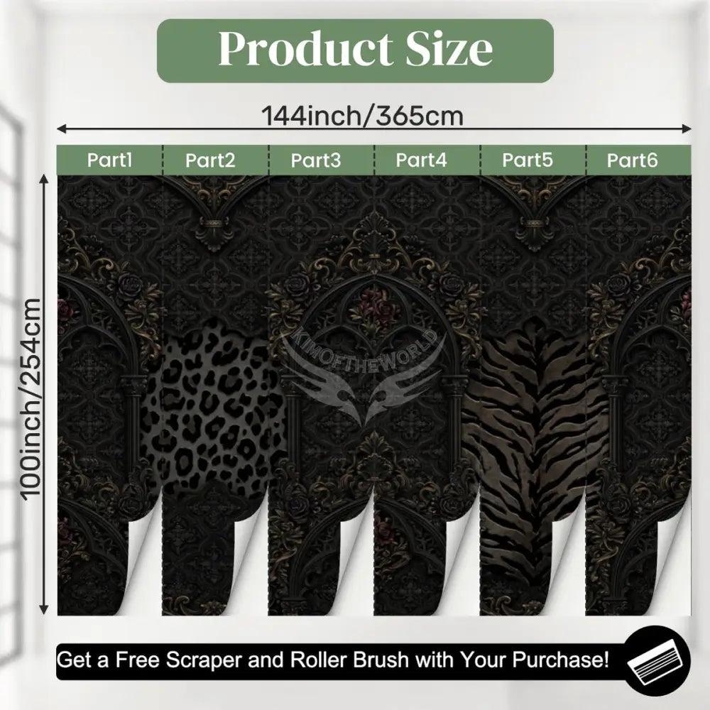 Unpasted Mural Wallpaper 144’’x100’’ 144’’x100’’ Wall Coverings