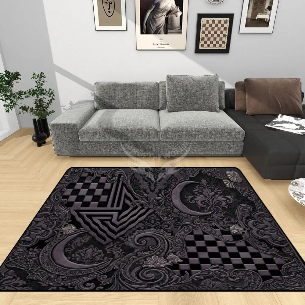 Small Area Rug Floor Carpet 8x5.3 - 96’’x64’’ - Rugs & Mats