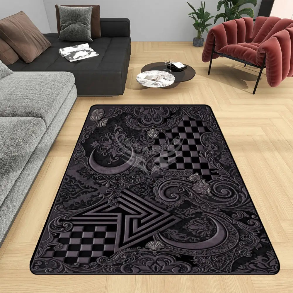 Small Area Rug Floor Carpet 8x5.3 - 96’’x64’’ - Rugs & Mats
