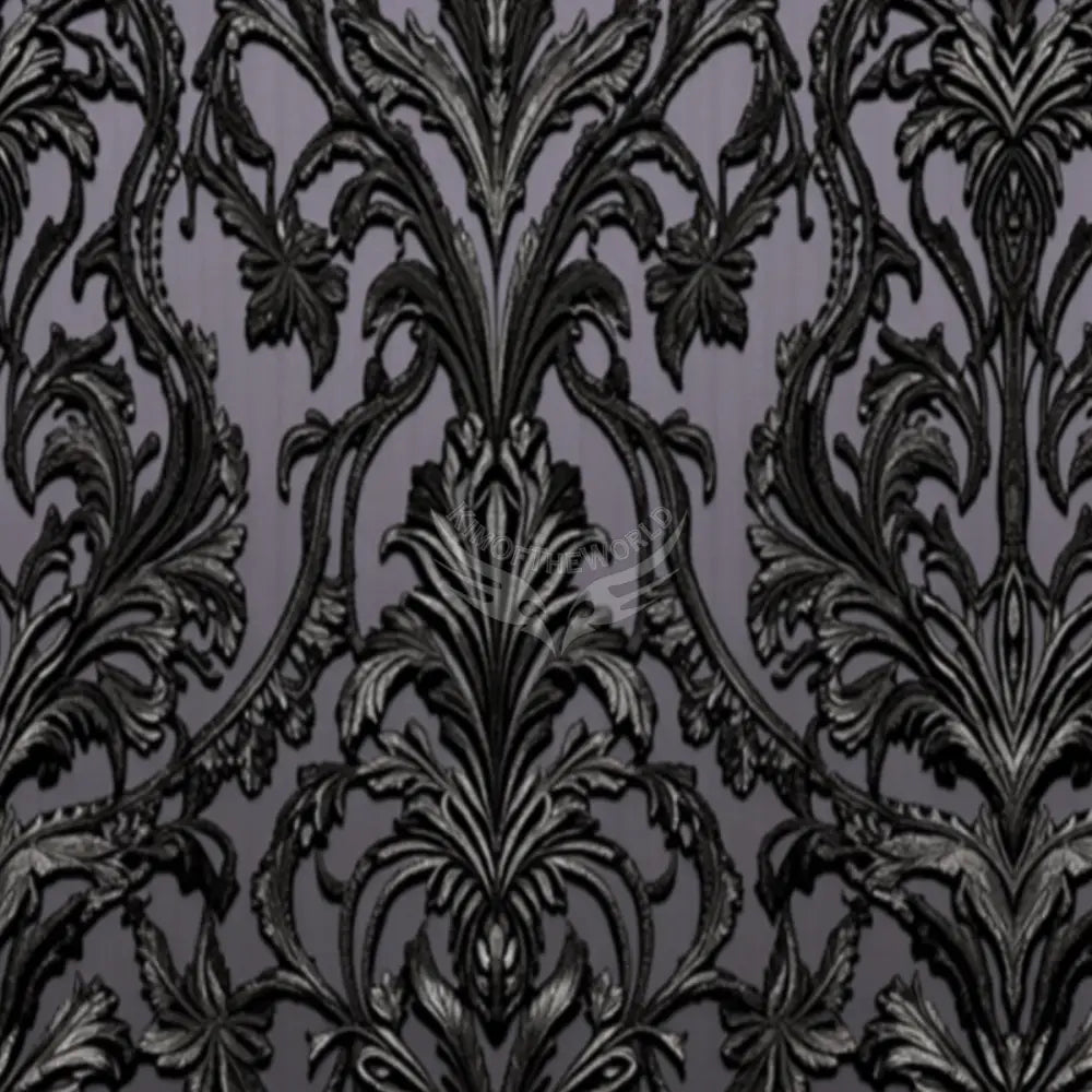 Dark Steampunk 3D Damask Unpasted Mural Wallpaper 144’’x100’’ - 144’’x100’’ - Wall Coverings