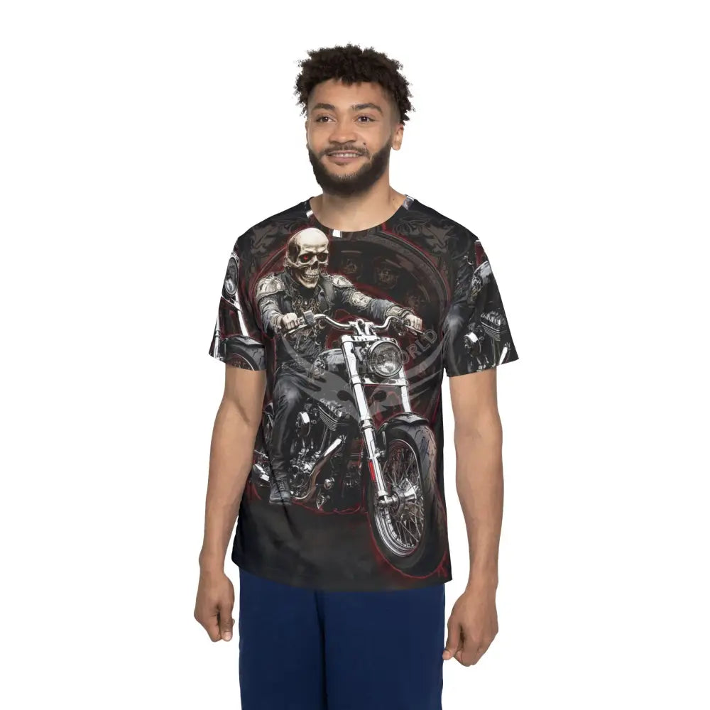 Dark Steampunk Biker Gothic Sports Jersey All Over Prints