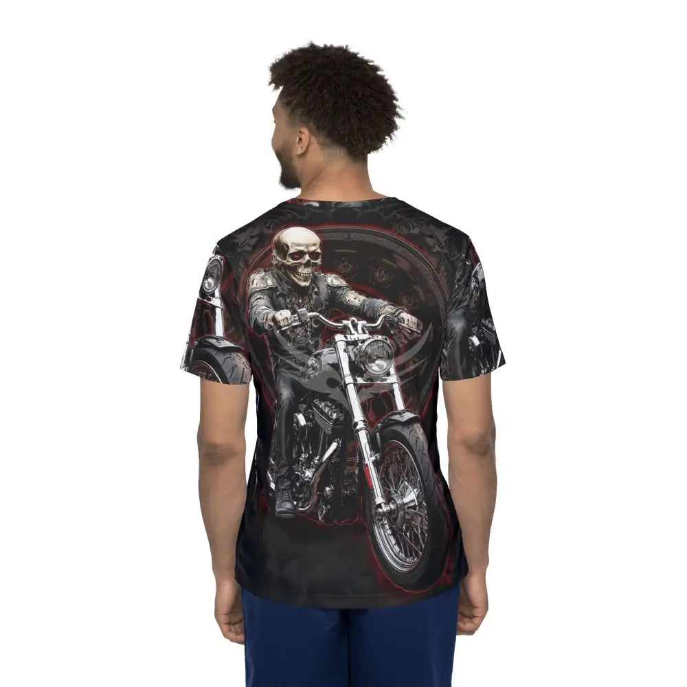 Dark Steampunk Biker Gothic Sports Jersey All Over Prints