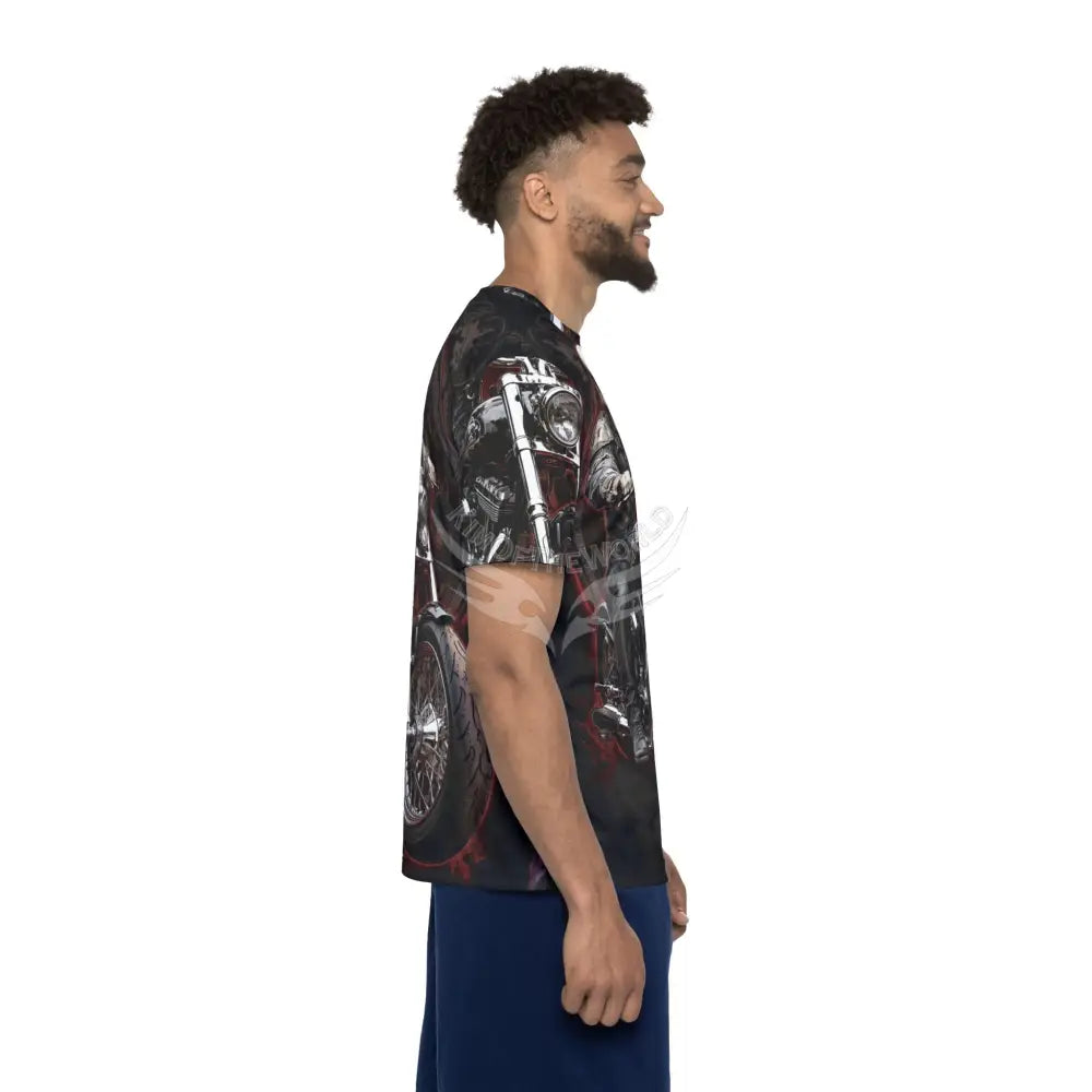 Dark Steampunk Biker Gothic Sports Jersey All Over Prints