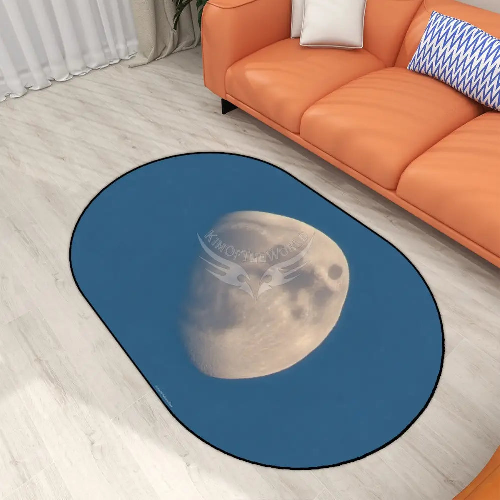 Daylight Moonphase Multiple Sizes Oval Area Rug Rugs & Mats
