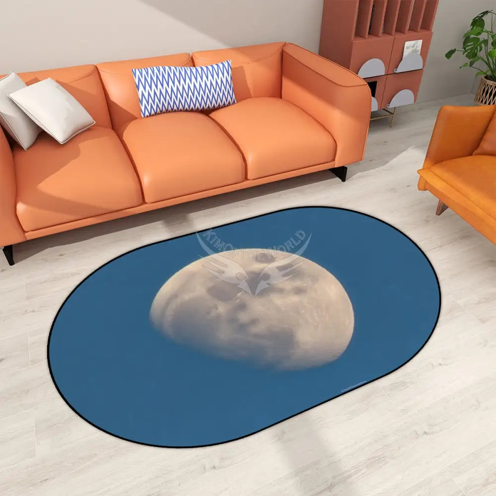 Daylight Moonphase Multiple Sizes Oval Area Rug Rugs & Mats