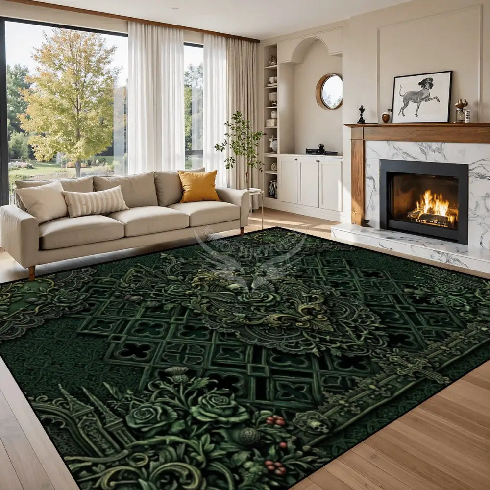 Large Area Rug Floor Carpet (5:4) 120’’x96’’ Rugs & Mats