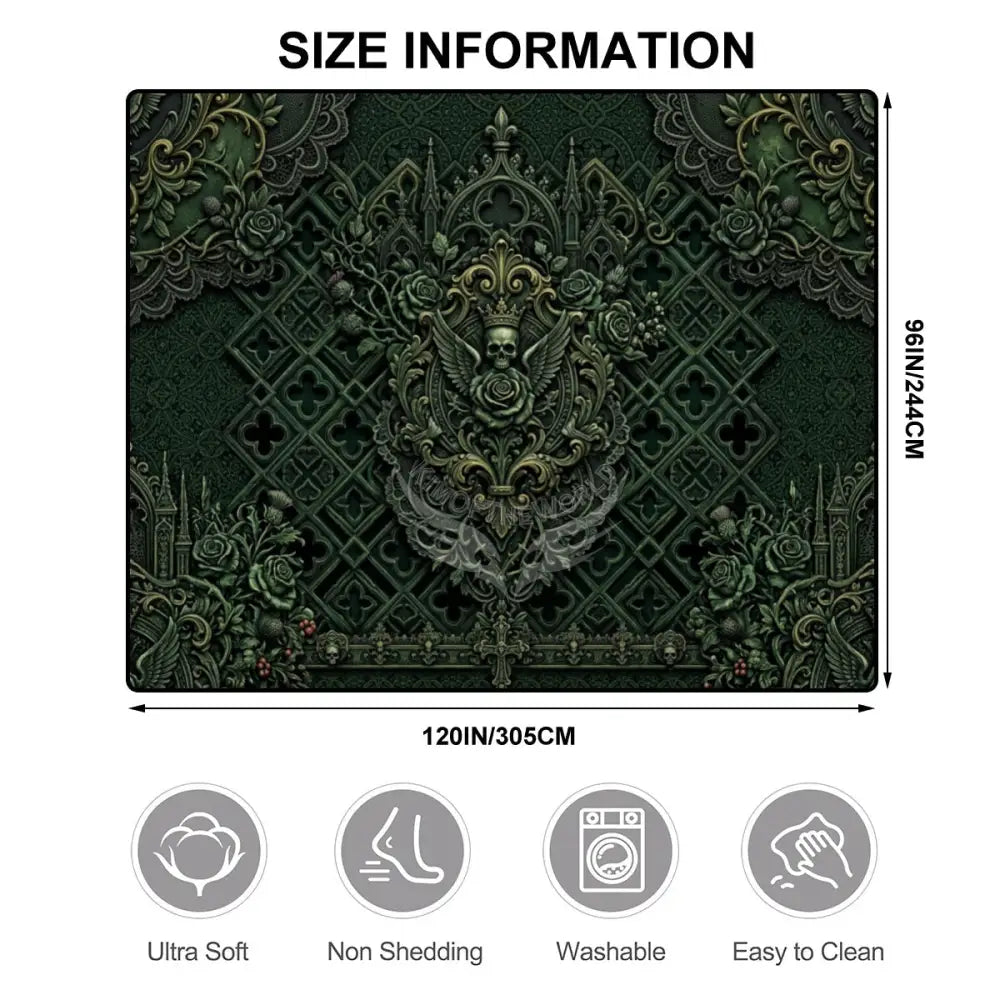 Large Area Rug Floor Carpet (5:4) 120’’x96’’ Rugs & Mats