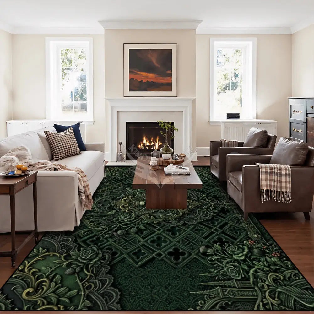 Large Area Rug Floor Carpet (5:4) 120’’x96’’ Rugs & Mats