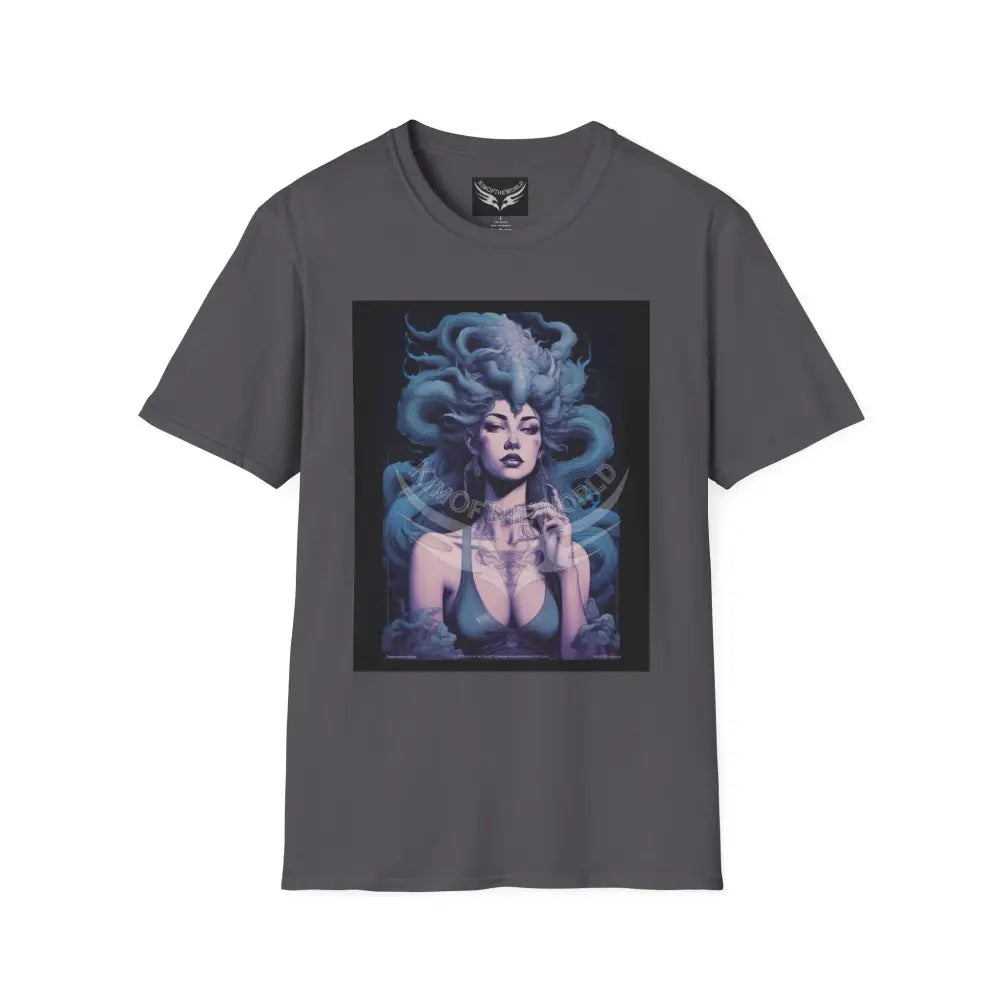 Dragon Lady Vaporwaves - Softstyle T-Shirt Charcoal / XS T-Shirt