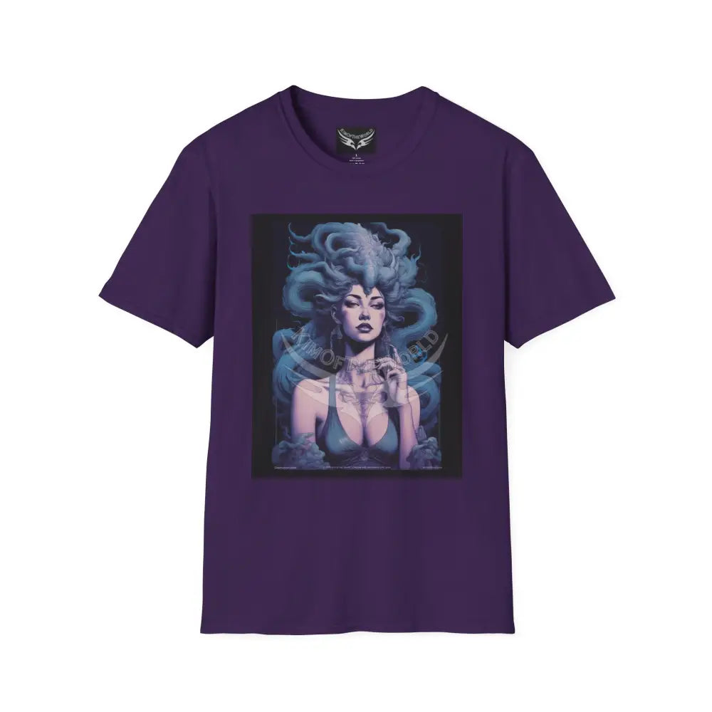 Dragon Lady Vaporwaves - Softstyle T-Shirt Purple / S T-Shirt