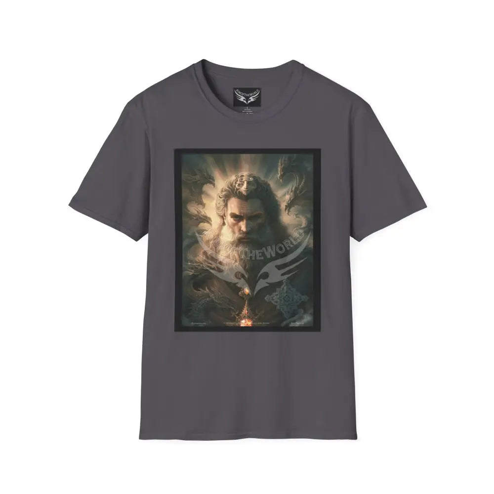 Dragon Wizard - Softstyle T-Shirt Charcoal / XS T-Shirt