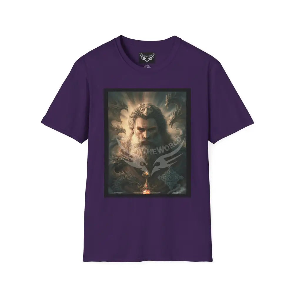 Dragon Wizard - Softstyle T-Shirt Purple / S T-Shirt