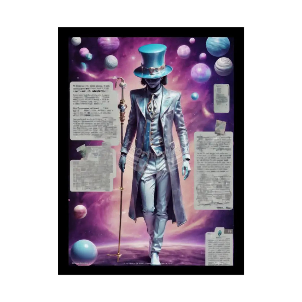 Empowered Anime Gentleman Art Prints (Bold Male Characters)— Rolled Poster Set 18″ x 24″ (Vertical) / Semi Glossy Poster