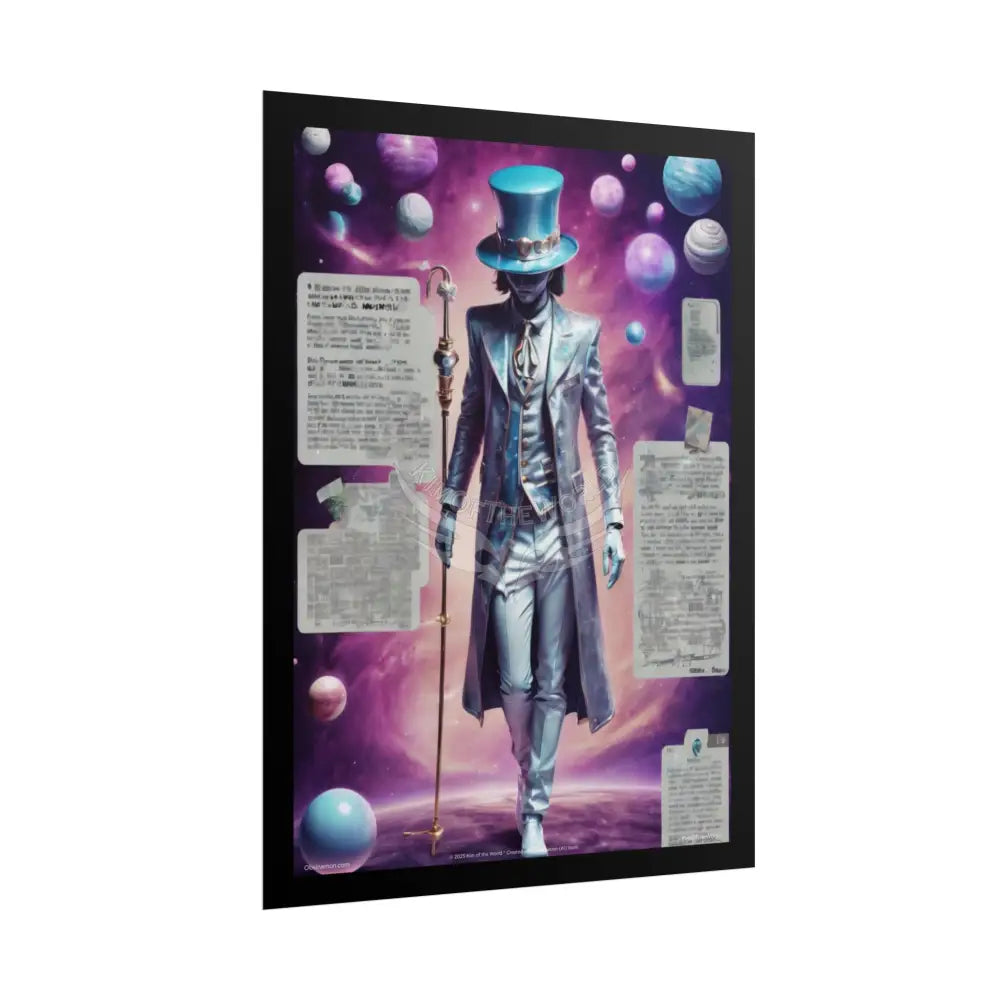 Empowered Anime Gentleman Art Prints (Bold Male Characters)— Rolled Poster Set Poster