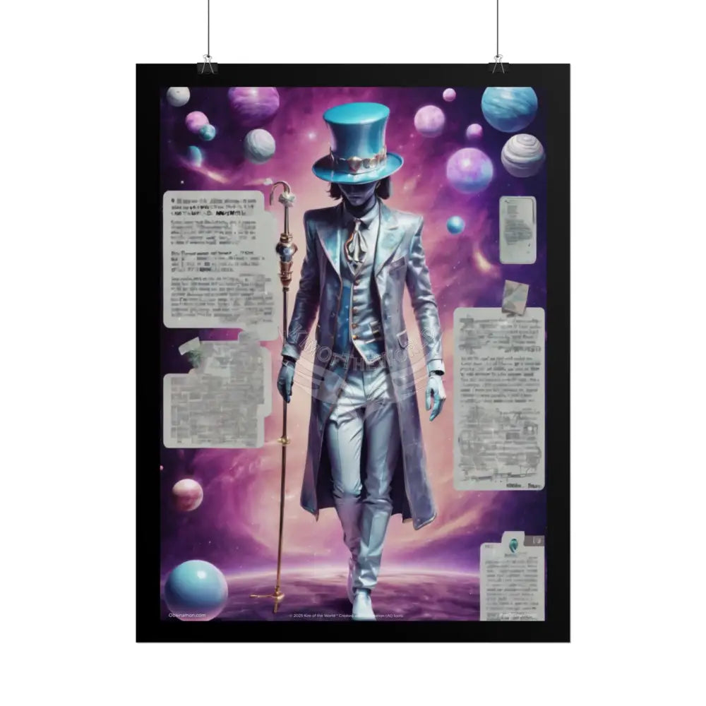 Empowered Anime Gentleman Art Prints (Bold Male Characters)— Rolled Poster Set Poster