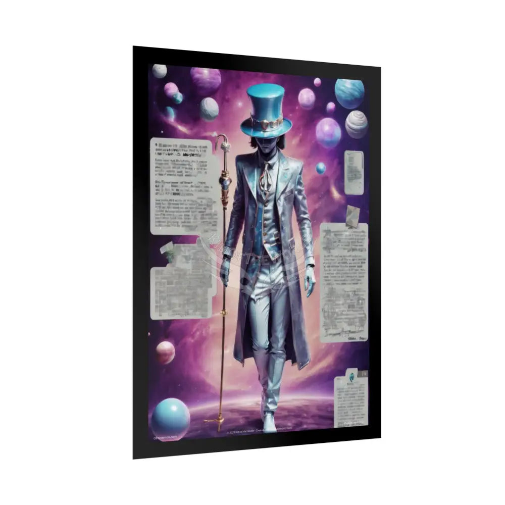 Empowered Anime Gentleman Art Prints (Bold Male Characters)— Rolled Poster Set Poster