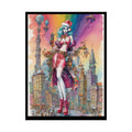 Empowered Anime Santa Lady Art Fashion Giantess Stiletto Girl (Bold & Beautiful Female Characters) — Rolled Poster Set