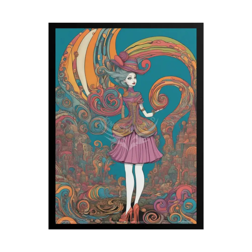 Empowered Lady Art Fashion Girls (Bold & Beautiful Female Characters) — Rolled Poster Set 18″ x 24″ (Vertical) / Matte