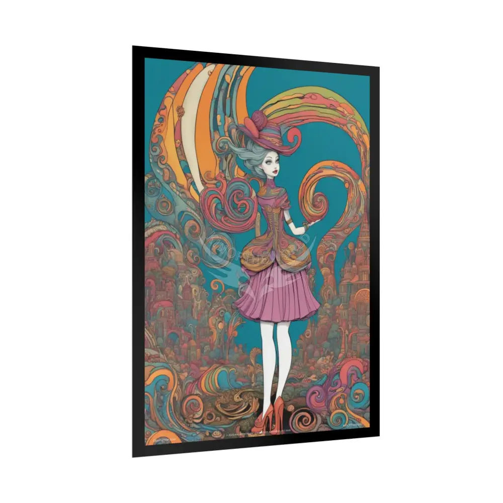 Empowered Lady Art Fashion Girls (Bold & Beautiful Female Characters) — Rolled Poster Set Poster
