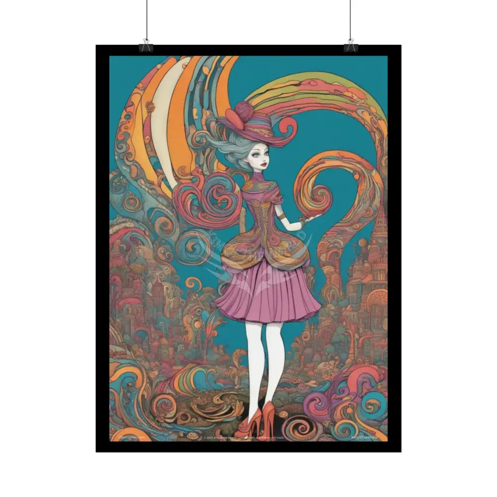 Empowered Lady Art Fashion Girls (Bold & Beautiful Female Characters) — Rolled Poster Set Poster