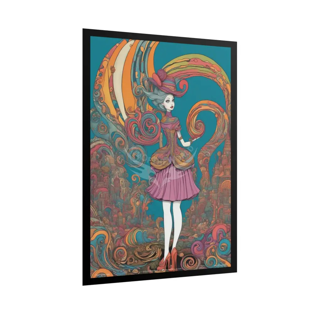 Empowered Lady Art Fashion Girls (Bold & Beautiful Female Characters) — Rolled Poster Set Poster