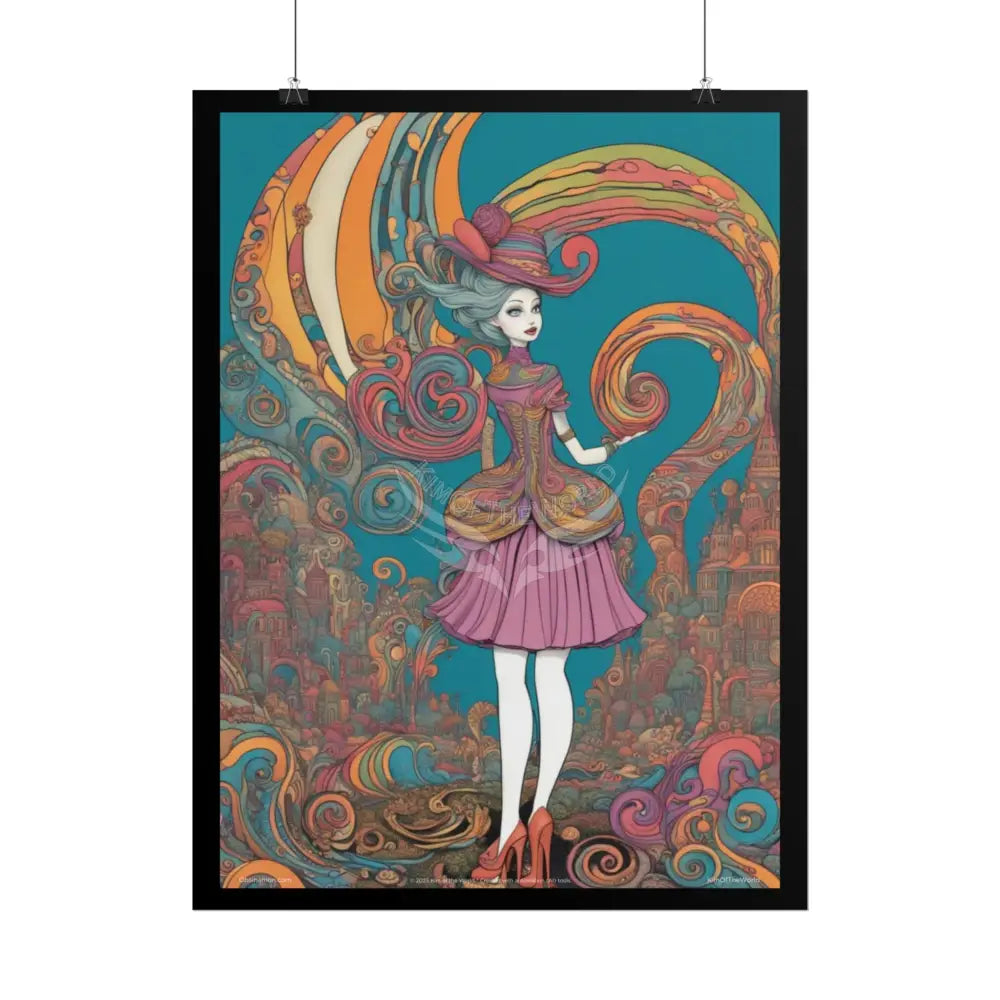 Empowered Lady Art Fashion Girls (Bold & Beautiful Female Characters) — Rolled Poster Set Poster