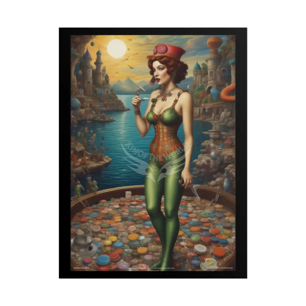 Empowered Lady Art Fashion Mystic Artistic Girls (Bold & Beautiful Female Characters) — Rolled Poster Set 18″ x 24″