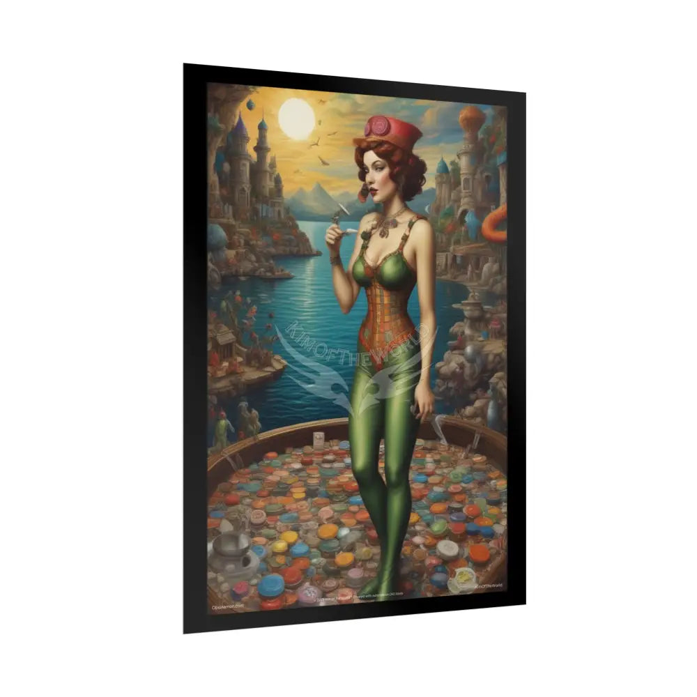Empowered Lady Art Fashion Mystic Artistic Girls (Bold & Beautiful Female Characters) — Rolled Poster Set Poster
